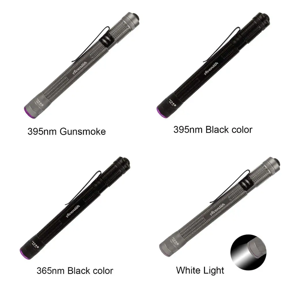 

Aventik 3W Power 365nm & 395nm Zoomable Pen Light & UV Flashlights Detector For Pet Stains And Fluorescent Agents L