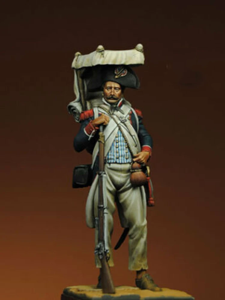 

Unassambled 1/24 75MM ANCIENT infantry grenadier IN Egypt WITH BASE Historical Resin kit miniature model Unpainted