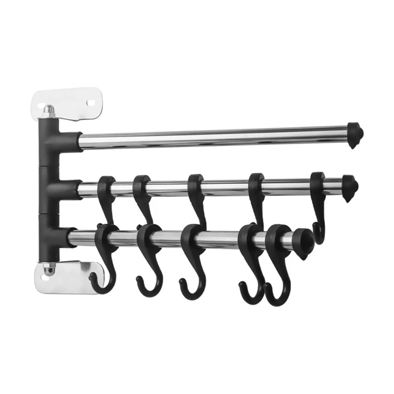 Kitchen Swivel Utensil Holder 3 Tier Towel Rack Hanging Storage Rack No Drilling Dropship
Kitchen Swivel Utensil Holder 3 Tier Towel Rack Hanging Storage Rack No Drilling Dropship