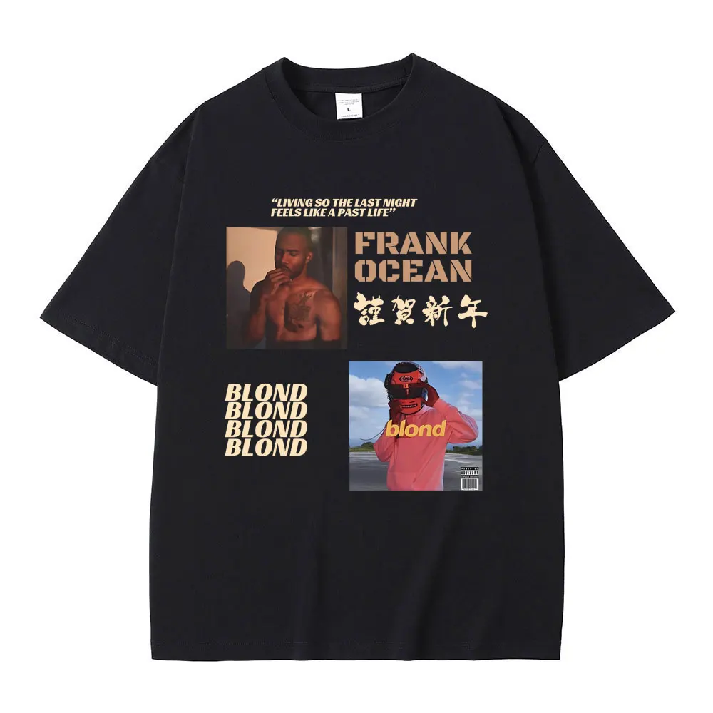 Awesome Rapper Frank Tshirt Ocean Fashion Oversized T Shirt Cool Blond Hip Hop T-shirts Summer Men's Casual Vintage Streetwear
Awesome Rapper Frank Tshirt Ocean Fashion Oversized T Shirt Cool Blond Hip Hop T-shirts Summer Men's Casual Vintage Streetwear