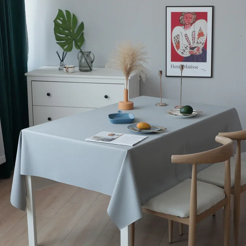 Solid Color Tablecloth Anti-Stain Waterproof Kitchen Table Home Decoration tablecloth
Solid Color Tablecloth Anti-Stain Waterproof Kitchen Table Home Decoration tablecloth