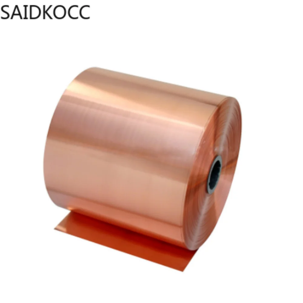 

SAIDKOCC 1KG 9um-15um Copper Foil Cu Foil for Lithium Battery Raw Material Li-ion Cell Anode Material