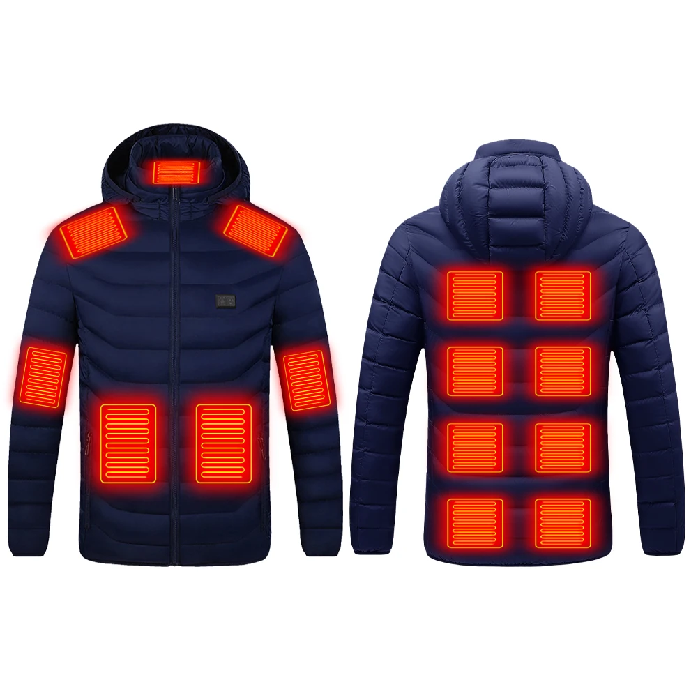 15 Areas Heated Jacket for Men Women Winter Outdoor Adjustable Heating Coat USB Powered Thermal Coat for Skiing Camping EU Size
15 Areas Heated Jacket for Men Women Winter Outdoor Adjustable Heating Coat USB Powered Thermal Coat for Skiing Camping EU Size