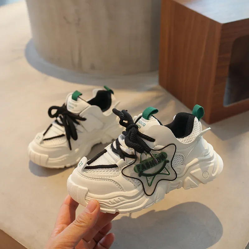 New Children's Shoe for Girl Spring Autumn Mesh Breathable School Running Sneakers Kids Causal Chunky Basketball Shoes Hook Loop
New Children's Shoe for Girl Spring Autumn Mesh Breathable School Running Sneakers Kids Causal Chunky Basketball Shoes Hook Loop