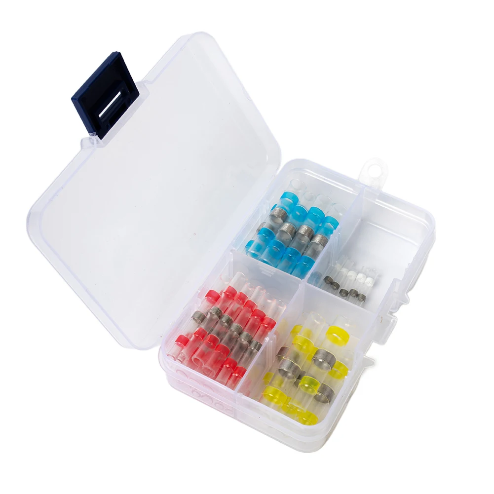 50PCS Solderstick Waterproof Solder Wire Connector Kit Original Top Quality Insulation Sleeving Heat Shrink Tubing Wire Cable
50PCS Solderstick Waterproof Solder Wire Connector Kit Original Top Quality Insulation Sleeving Heat Shrink Tubing Wire Cable