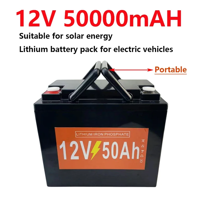 12V 50Ah lithium iron phosphate battery pack suitable for solar and electric vehicle batteries
12V 50Ah lithium iron phosphate battery pack suitable for solar and electric vehicle batteries