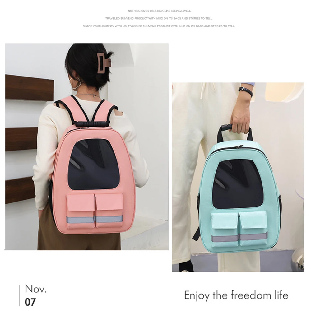 Portable Breathable Safety Reflective Strip Pet Bag, Four Seasons Universal Backpack, Dog Shoulder Bag, Out, Out
Portable Breathable Safety Reflective Strip Pet Bag, Four Seasons Universal Backpack, Dog Shoulder Bag, Out, Out