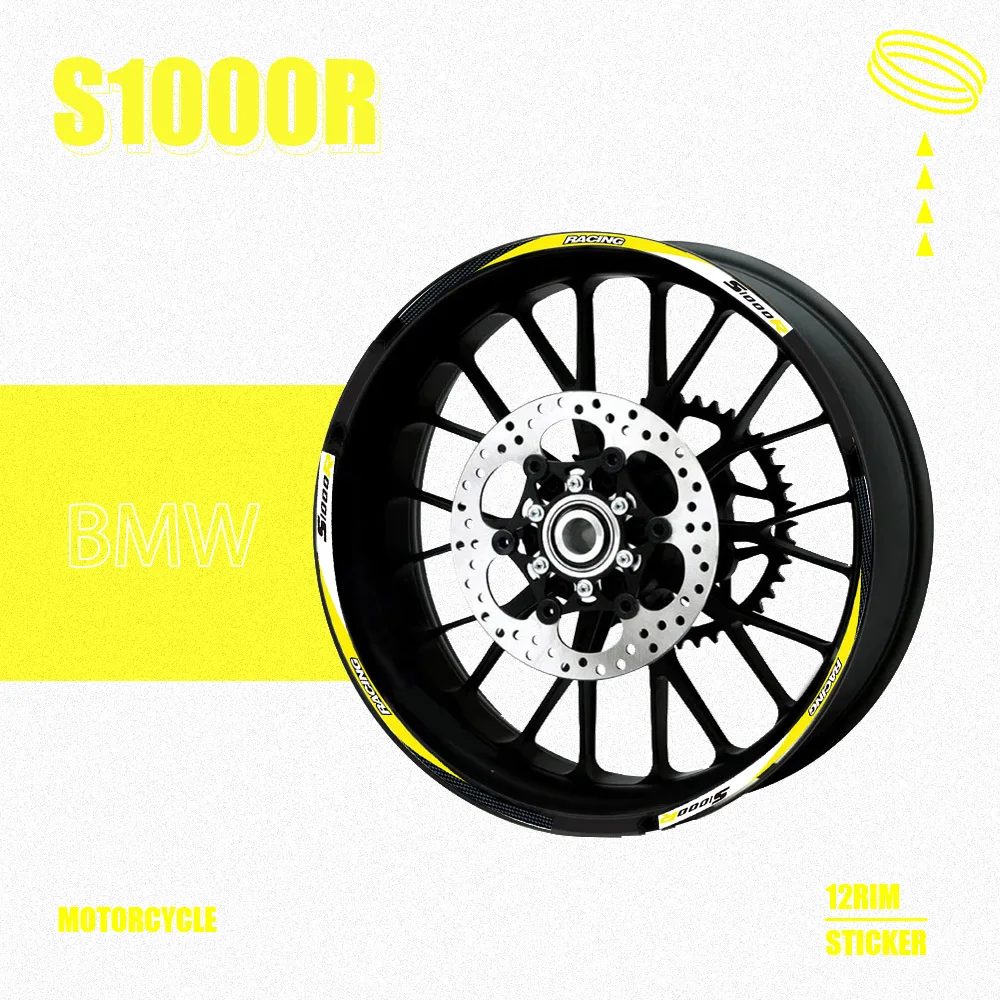 12pcs For BMW S1000R S1000 R S 1000 R Motorcycle Reflective tire decals Wheels Moto Stickers decoration protection rim sticker
12pcs For BMW S1000R S1000 R S 1000 R Motorcycle Reflective tire decals Wheels Moto Stickers decoration protection rim sticker