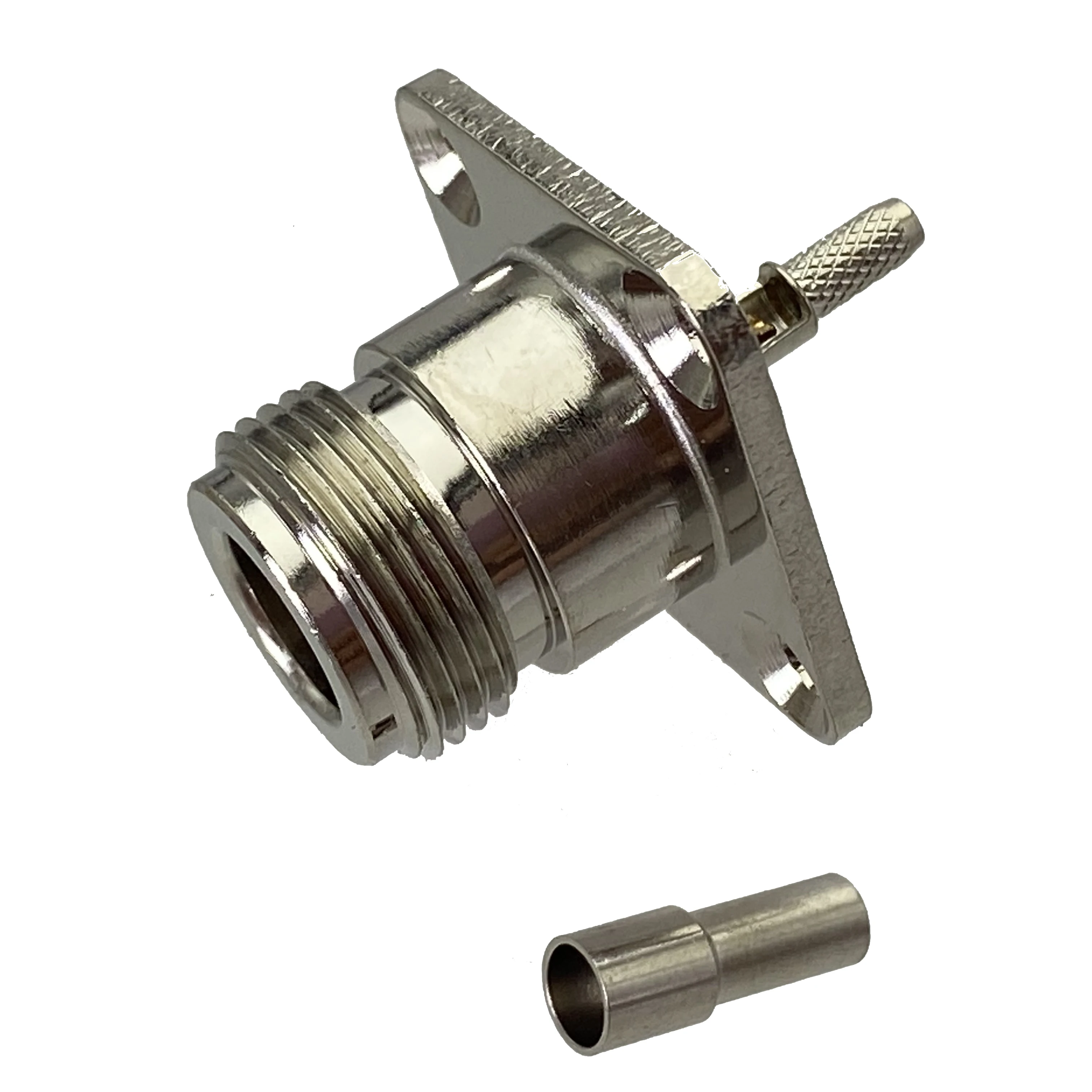 1 шт., разъем N Jack, 4 отверстия, фланец Cimp для кабеля RG316 RG174 LMR100, прямой радиочастотный коаксиальный адаптер, Проводные клеммы, новинка
1 шт., разъем N Jack, 4 отверстия, фланец Cimp для кабеля RG316 RG174 LMR100, прямой радиочастотный коаксиальный адаптер, Проводные клеммы, новинка