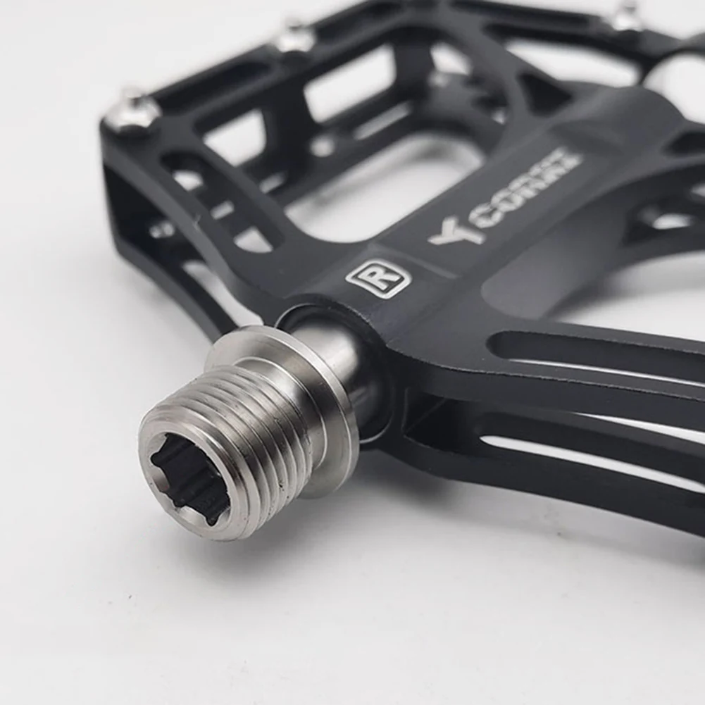 Durable High Quality Bike Pedal 3 Ball Bearings 212g MTB Road Bicycle Strong Crawling 116x98x24mm Titanium Alloy+Aluminum Alloy
Durable High Quality Bike Pedal 3 Ball Bearings 212g MTB Road Bicycle Strong Crawling 116x98x24mm Titanium Alloy+Aluminum Alloy