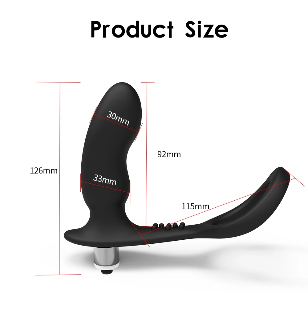Male Prostate Massager Anal Plugs Vibrator Silicone Butt Plug For Men buttplug Delay Ejaculation Ring Vibrators Sex Toys For Men 30 Sba7239a46e7e470d88b5bdcab8e3e787f
