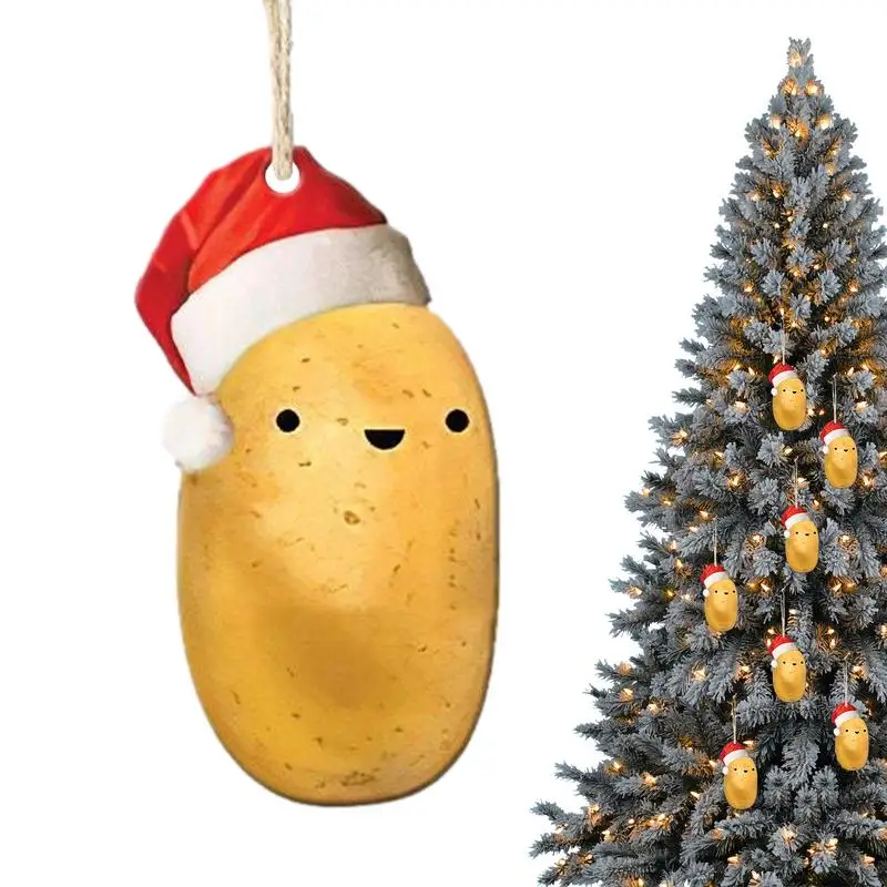 2D Acrylic Potato Shape Ornament durable Christmas Tree Charm figurne portable Auto Rearview Mirror decor for Wall Bedroom
2D Acrylic Potato Shape Ornament durable Christmas Tree Charm figurne portable Auto Rearview Mirror decor for Wall Bedroom