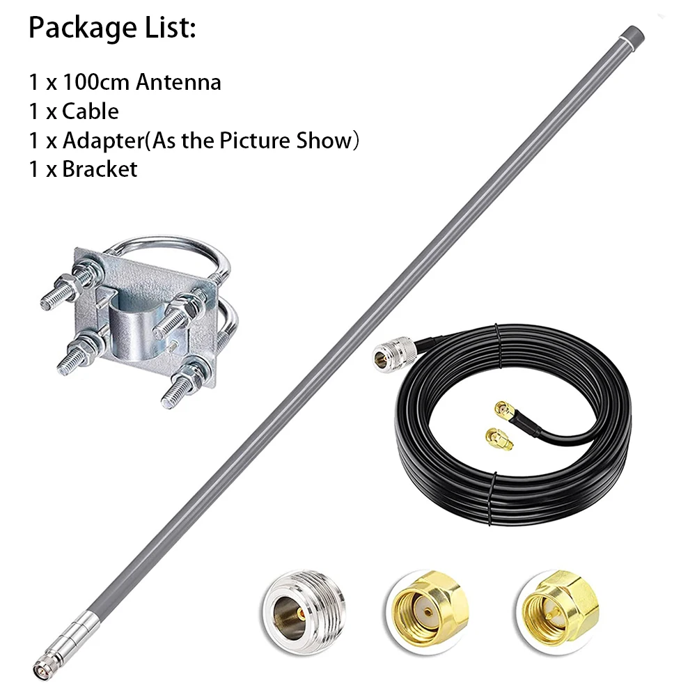 12dBi 868MHz LoRa Antenna LoRaWAN Helium N-Male Omni Fiberglass Aerial Antenna Coaxial Extension Cable Bobcat Miner 300
12dBi 868MHz LoRa Antenna LoRaWAN Helium N-Male Omni Fiberglass Aerial Antenna Coaxial Extension Cable Bobcat Miner 300