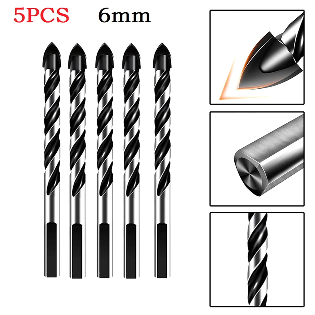 5PCS Triangular Tungsten Carbide Hole Drill Bit For Porcelain Concrete Glass 6mm Hard Alloy Triangle Bit Tool Kit
5PCS Triangular Tungsten Carbide Hole Drill Bit For Porcelain Concrete Glass 6mm Hard Alloy Triangle Bit Tool Kit