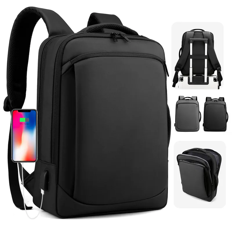 

Backpack Men's Commuter Simple Business Trip Backpack for xiaomi Student Schoolbag Oxford Canvas Laptop Computer Bag Multi use