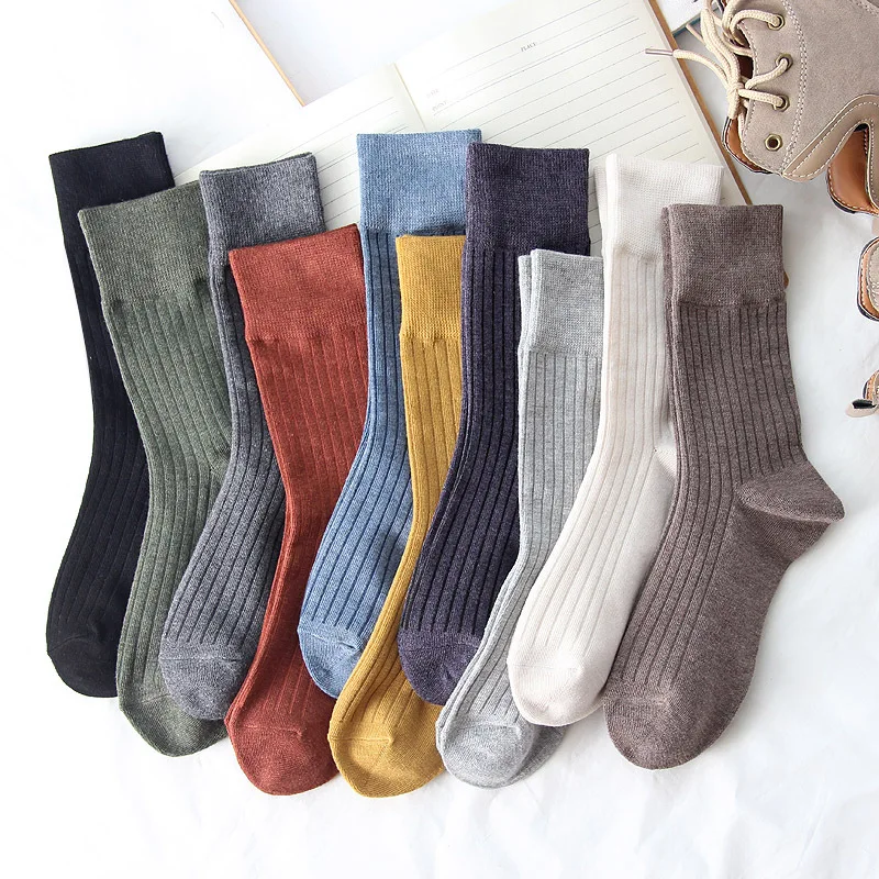1 Pair Retro Women Cotton Loose Socks Autumn Winter Knitting Solid Color Long Black Pink Korean Japanese Student Girls Stockings
1 Pair Retro Women Cotton Loose Socks Autumn Winter Knitting Solid Color Long Black Pink Korean Japanese Student Girls Stockings