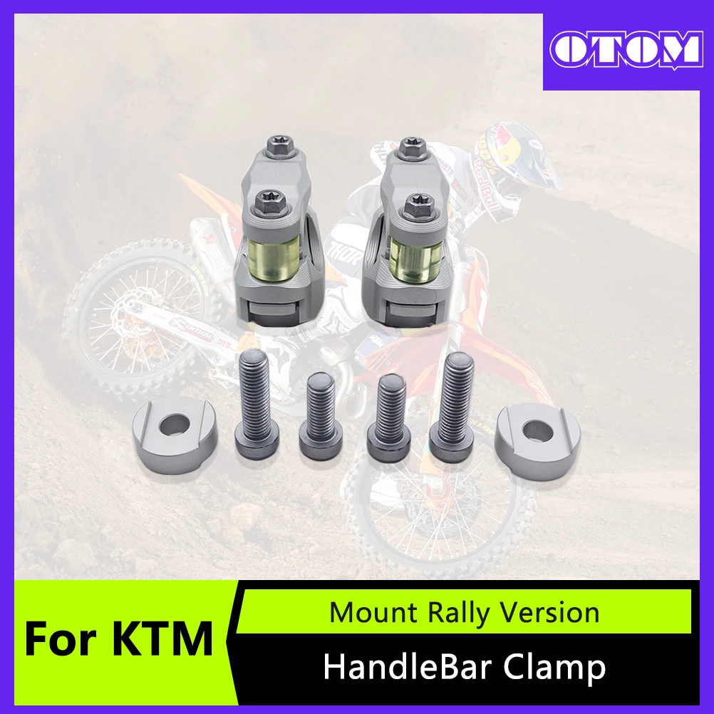 

OTOM Motorcycle 28mm 1 1/8" PHDS Handlebar Mount Clamp Handlebar Riser Handle Bar Adapter For KTM SXF XCF EXCF EXC HUSQVARNA FE