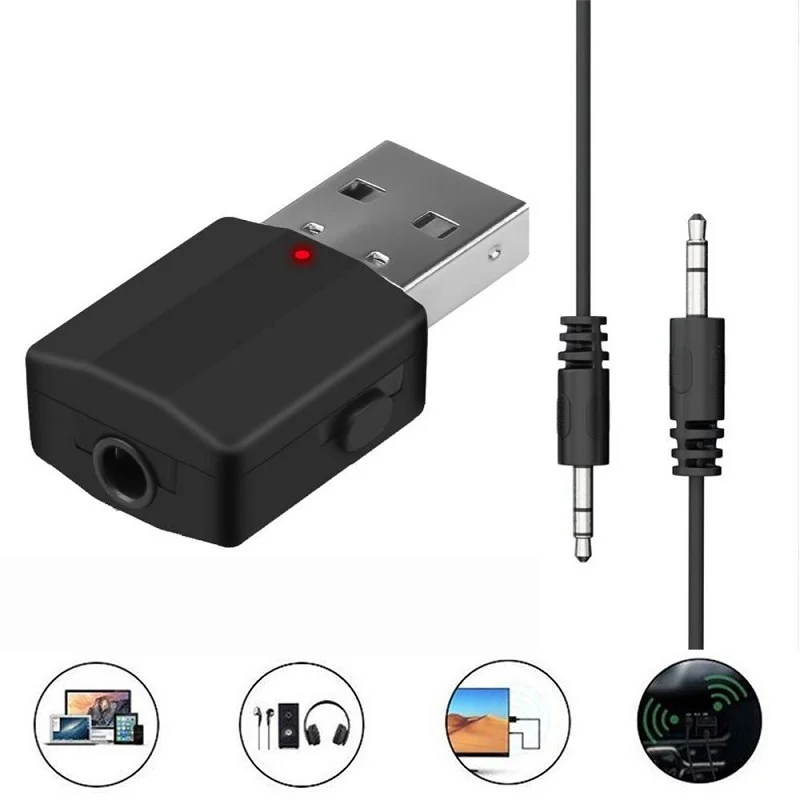 Mini 3.5mm AUX Stereo Wireless Bluetooth Adapter 5.0 Bluetooth Transmitter Receiver For Car Music Bluetooth Transmitter For TV
Mini 3.5mm AUX Stereo Wireless Bluetooth Adapter 5.0 Bluetooth Transmitter Receiver For Car Music Bluetooth Transmitter For TV