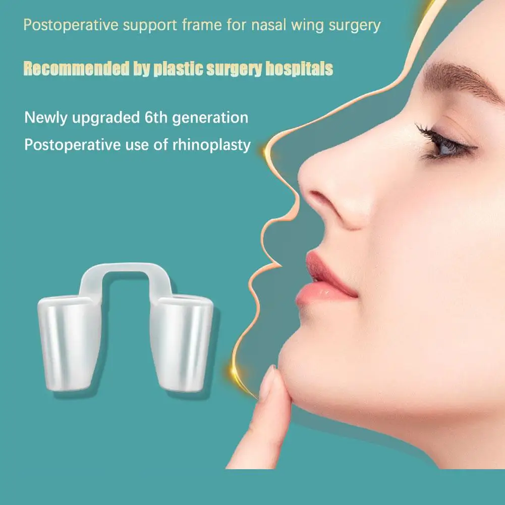 Nostril Support Device Postoperative Rhinoplasty Nostril Silica Gel Nose Crooked Correction Clip Shaping Fixator Support No H5M7
Nostril Support Device Postoperative Rhinoplasty Nostril Silica Gel Nose Crooked Correction Clip Shaping Fixator Support No H5M7