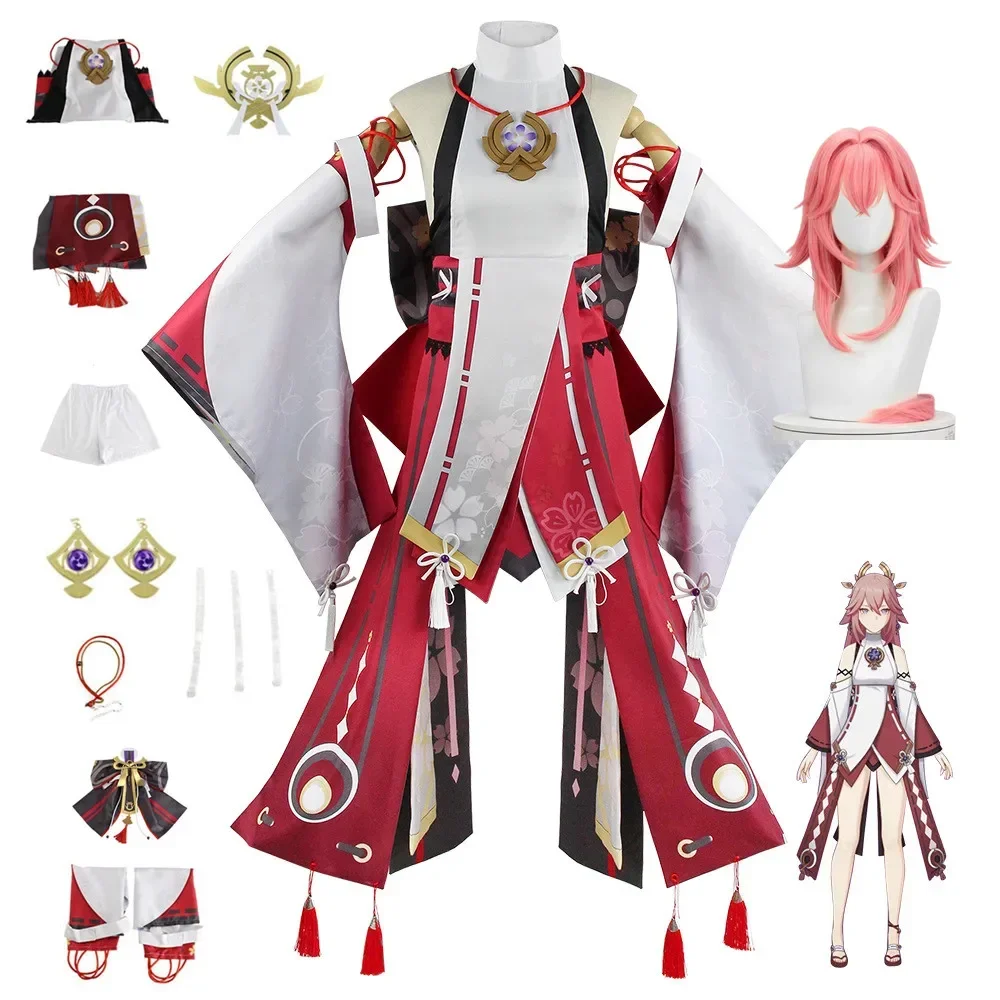 Yae Miko Guuji Yae Cosplay Game Cosplay Costume Halloween Carnival Men And Women Clothes
Yae Miko Guuji Yae Cosplay Game Cosplay Costume Halloween Carnival Men And Women Clothes