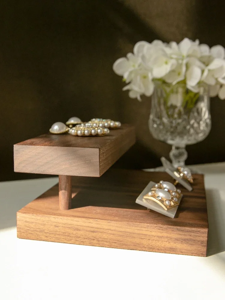 Necklace Props Jewelry Display Walnut Wooden Ladder Multi-layer Tray Bracelet Stand Earrings
Necklace Props Jewelry Display Walnut Wooden Ladder Multi-layer Tray Bracelet Stand Earrings