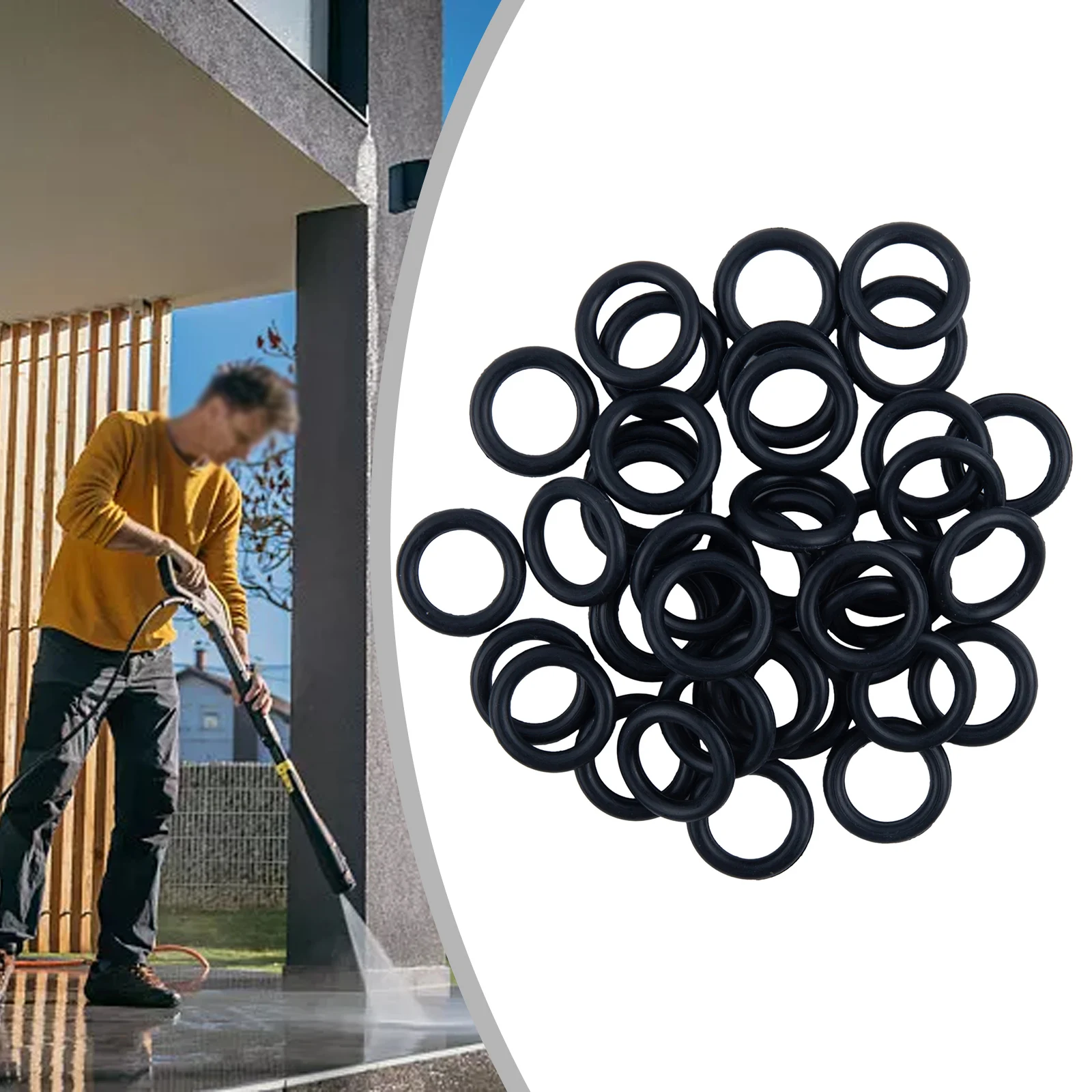 3/8 O-Rings Plumbing Home Tool Fixtures Garden Parts Replacement Rubber 40Pcs Accessories Hose Quick Disconnect
3/8 O-Rings Plumbing Home Tool Fixtures Garden Parts Replacement Rubber 40Pcs Accessories Hose Quick Disconnect