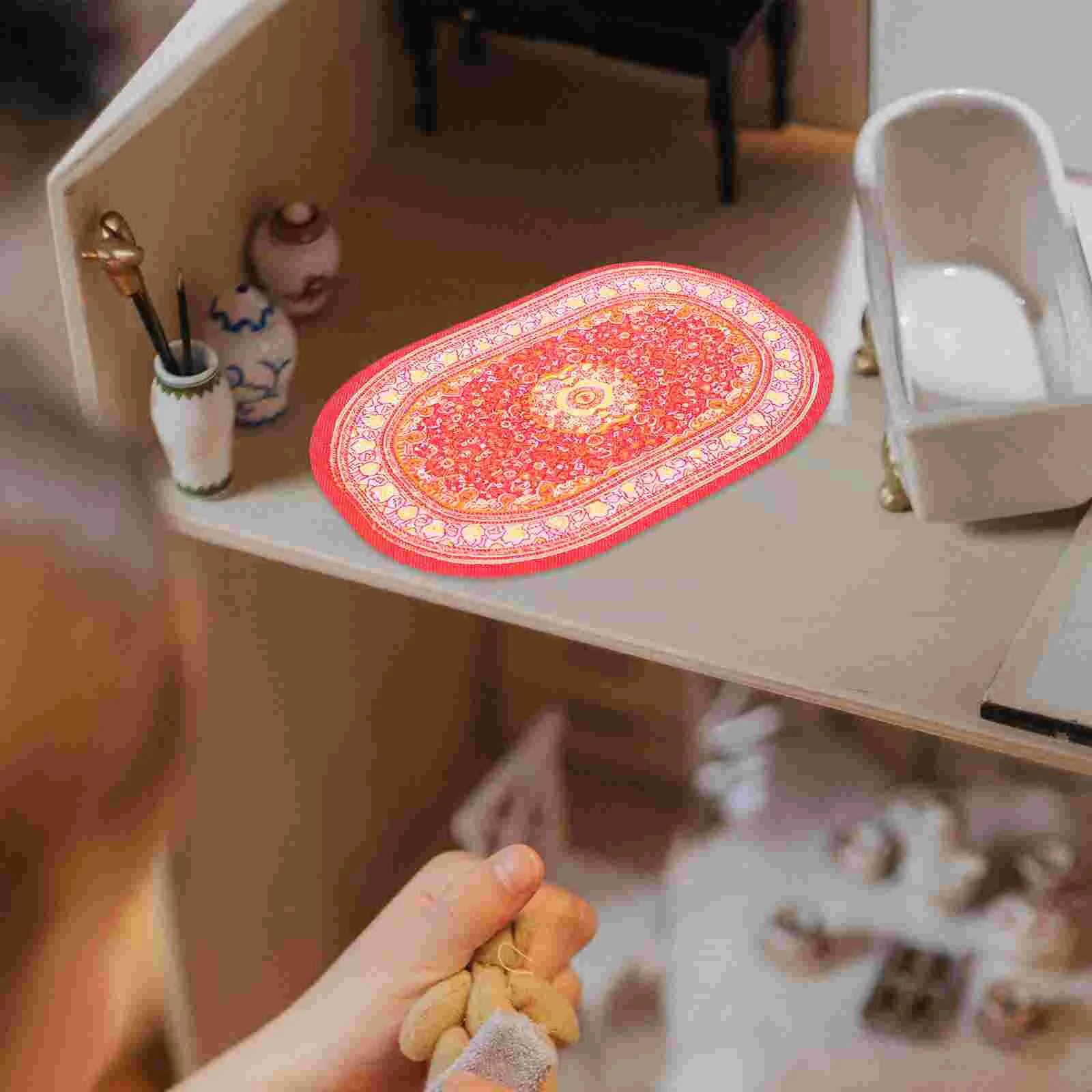 4pcs Tiny House Carpets Miniature Rugs Ornament Mini House Furnishing Carpet Decors(1:12 Scale)
4pcs Tiny House Carpets Miniature Rugs Ornament Mini House Furnishing Carpet Decors(1:12 Scale)