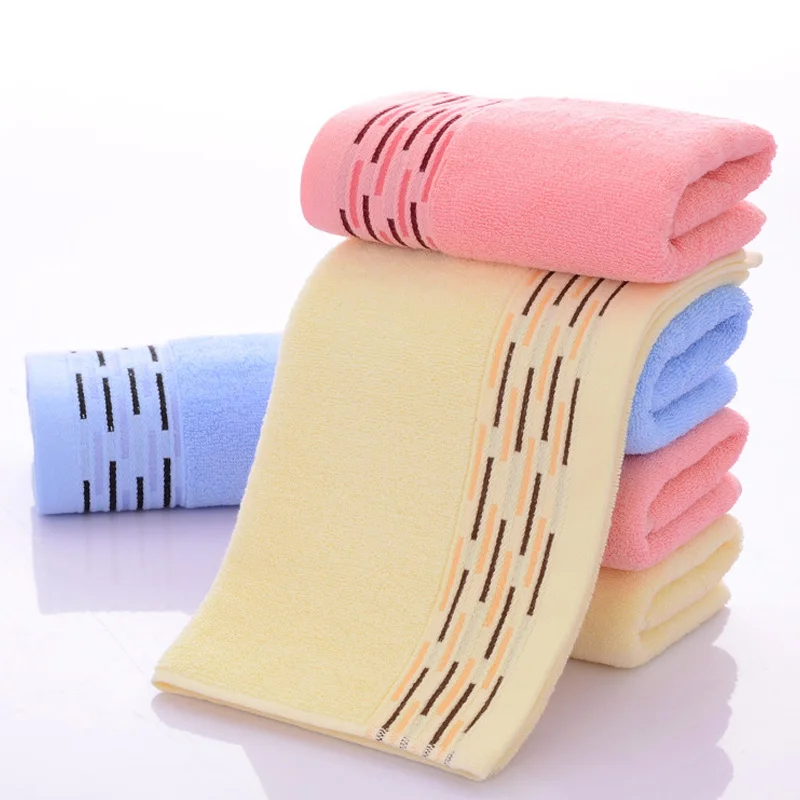 

1PCS Cotton Bath Towel For Adult Men And Women Home Quick Drying Microfiber Hair Towels 34*76cm Luxury Terry Towels For Kitchen