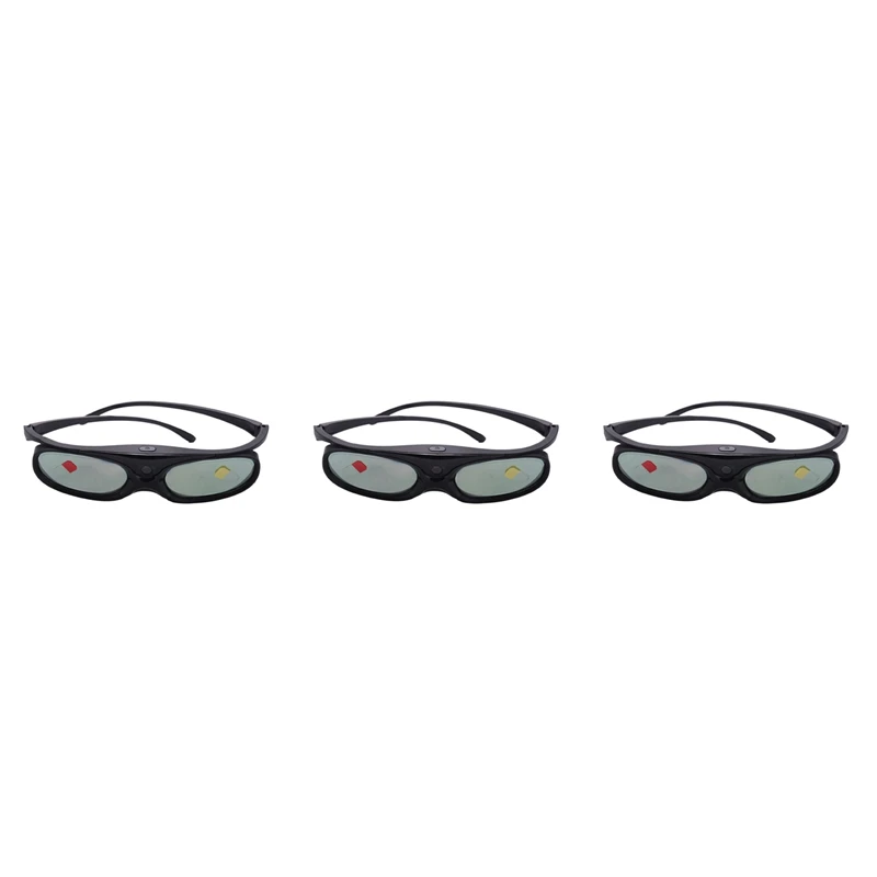 

HFES 12 PCS Active Shutter 3D Glasses For DLP Link Compatible 96-144HZ With Optama /Acer/Benq /Viewsonic/XGIMI DLP
