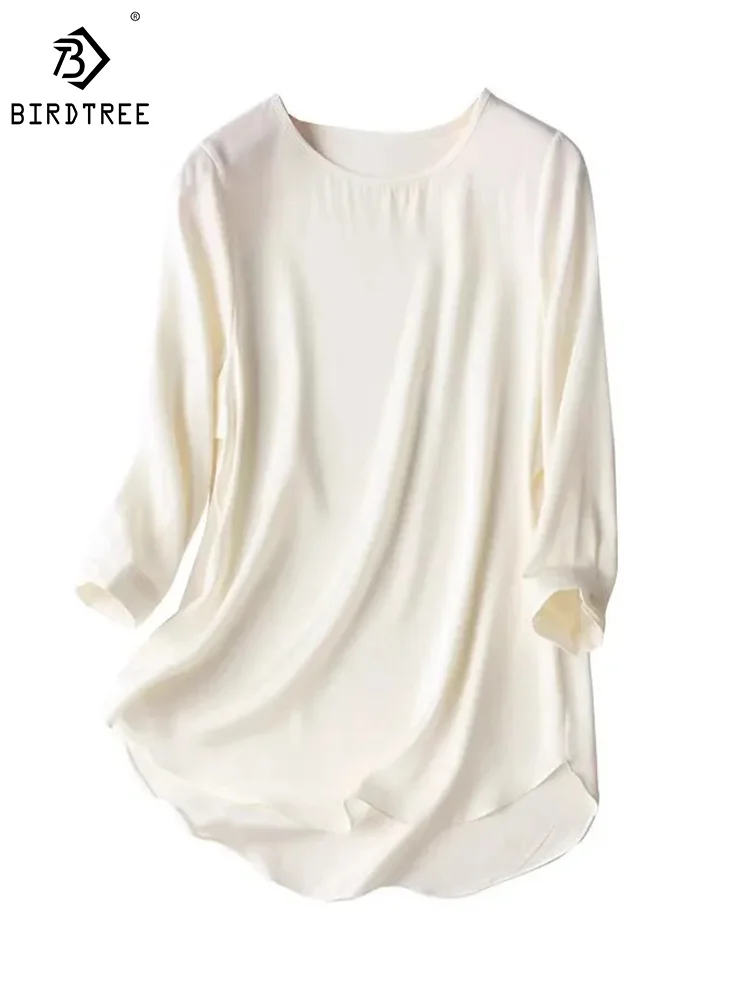Birdtree White Stand Neck Puff Long Sleeve Blouse,19Momme Women's 93% Real Silk 7% Spandex Shirt,Office Work Top T36972QM
Birdtree White Stand Neck Puff Long Sleeve Blouse,19Momme Women's 93% Real Silk 7% Spandex Shirt,Office Work Top T36972QM
