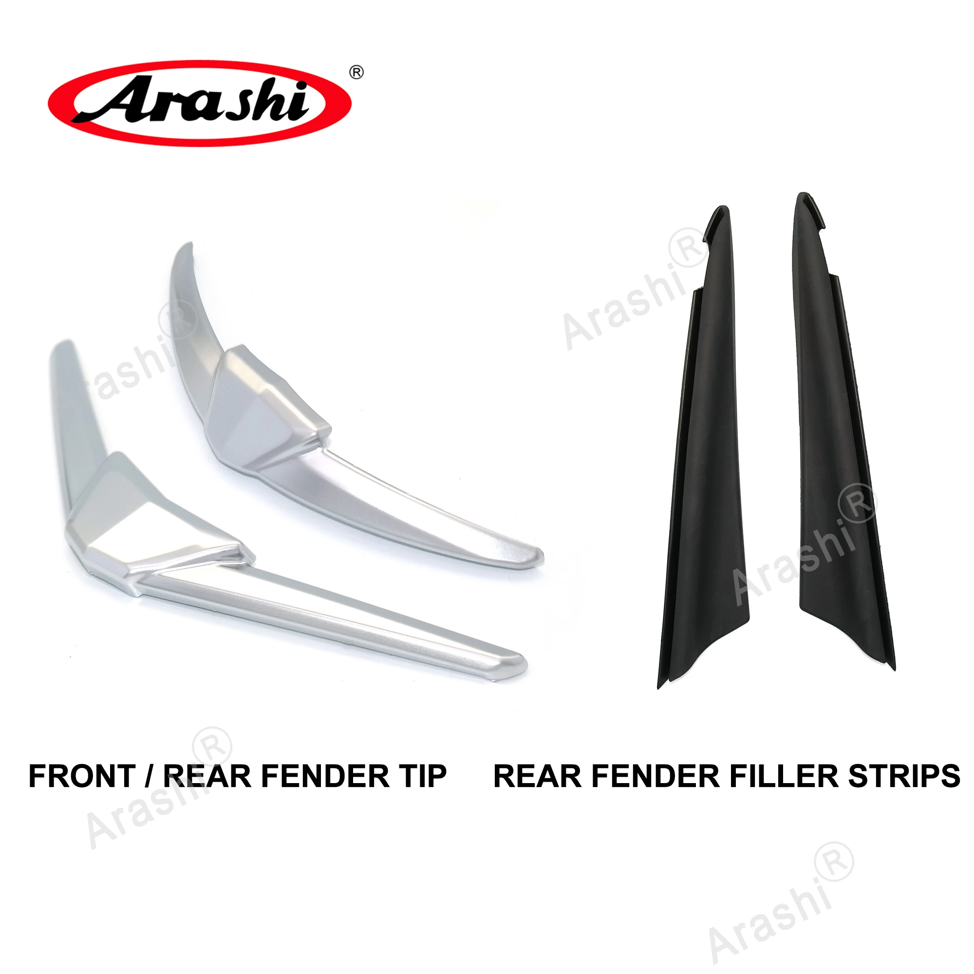 Arashi Gold Wind 2018 - 2022 Chrome Front Rear Fender Tip Trim / Filler Strip Frame For HONDA GL1800 Goldwing 2019 2020 2021 
Arashi Gold Wind 2018 - 2022 Chrome Front Rear Fender Tip Trim / Filler Strip Frame For HONDA GL1800 Goldwing 2019 2020 2021