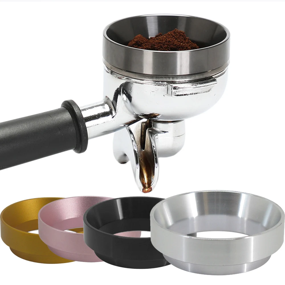 Dosing Ring 51/58mm Coffee Dosing Ring for Coffee Portafilter Aluminum Dosing Funnel Coffee Powder Receiving Dosing Ring
Dosing Ring 51/58mm Coffee Dosing Ring for Coffee Portafilter Aluminum Dosing Funnel Coffee Powder Receiving Dosing Ring