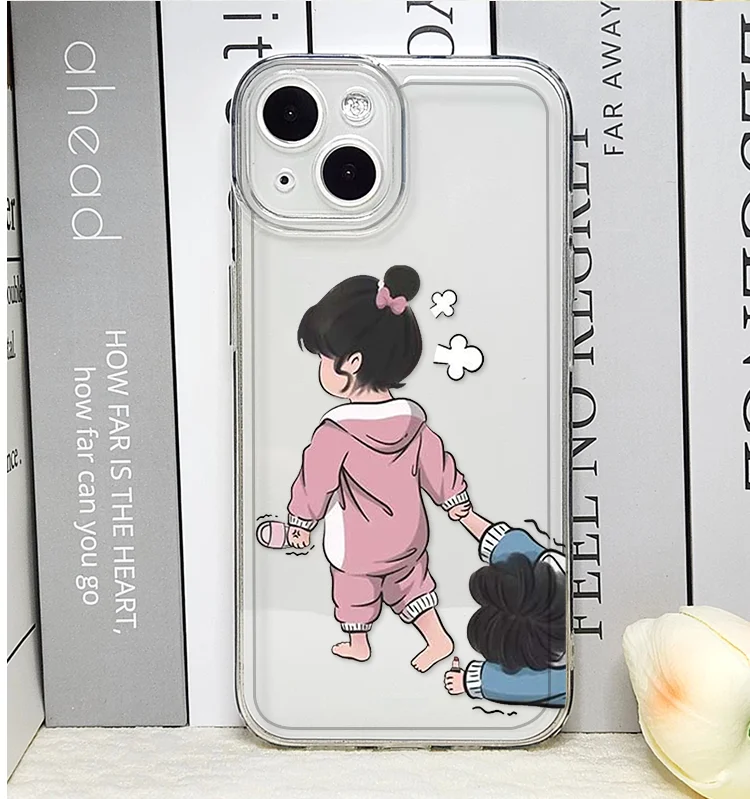 Funny Lovers Cute Girl Boy Couple Phone Case for IPhone 16 Pro Max 15 14 13 12 11 Mini X XR XS SE2 7 8 14 Plus Soft Cover fundas Funny Lovers Cute Girl Boy Couple Phone Case for IPhone 16 Pro Max 15 14 13 12 11 Mini X XR XS SE2 7 8 14 Plus Soft Cover fundas
