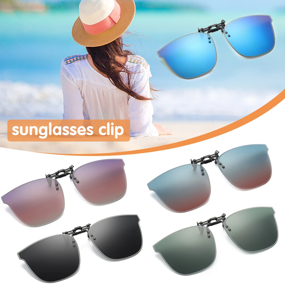 Unisex Clip on Sunglasses 180 Degree Flip Large Lens Sun Protection Eyewear Removable for Indoor Outdoor Polarized Eye Wear
Unisex Clip on Sunglasses 180 Degree Flip Large Lens Sun Protection Eyewear Removable for Indoor Outdoor Polarized Eye Wear