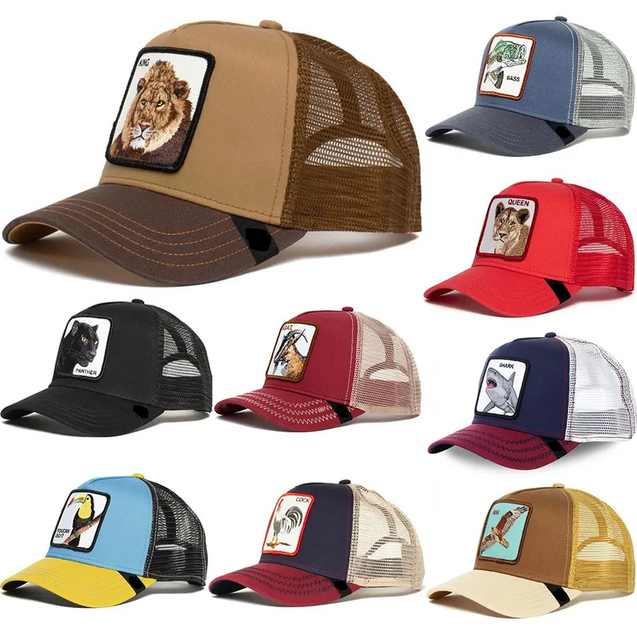 Fashion Animals Cartoon Embroidery Baseball Caps Men Women Snapback Hip Hop Hat Summer Breathable Mesh Outdoor Sun Gorras Hat
Fashion Animals Cartoon Embroidery Baseball Caps Men Women Snapback Hip Hop Hat Summer Breathable Mesh Outdoor Sun Gorras Hat