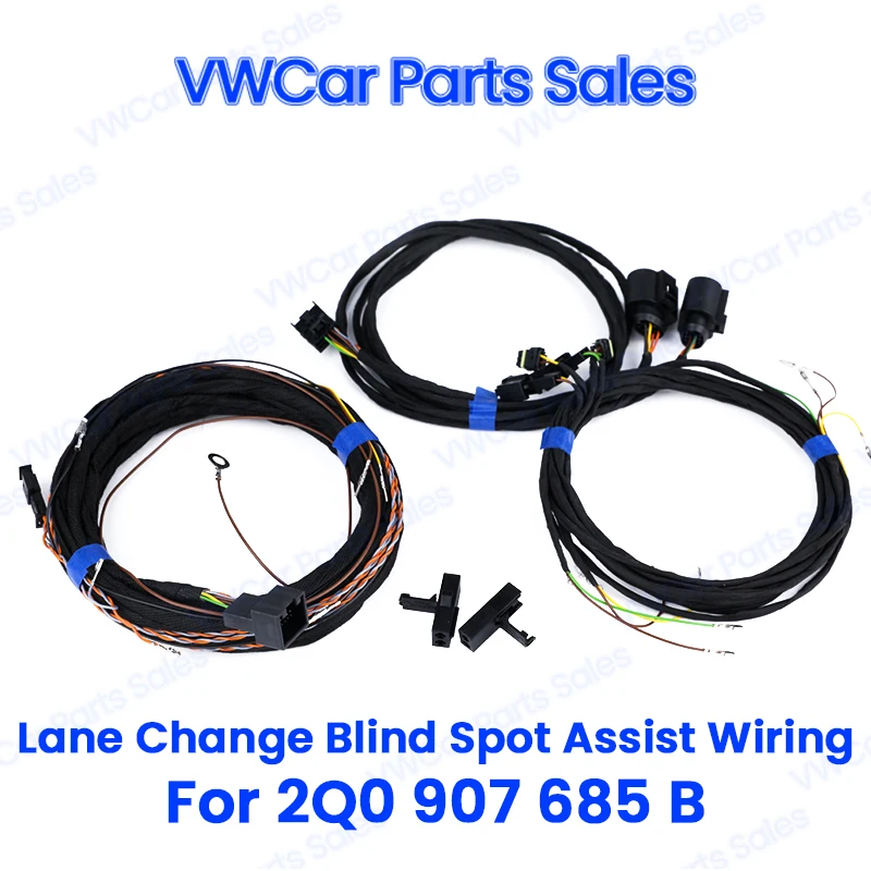 

2Q0907685B Lane Change Blind Spot Side Assist Wire Cable Harness USE For VW MQB 2Q0 907 685 B