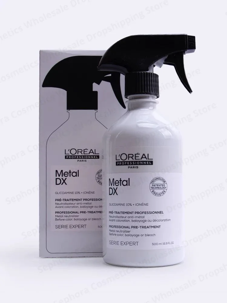 L 'Oreal Metal DX Gucocamine 10%+ IONENE Per-Traitement Professionnel Before Color Dye Hair Isolation Protection Spray 500ml
L 'Oreal Metal DX Gucocamine 10%+ IONENE Per-Traitement Professionnel Before Color Dye Hair Isolation Protection Spray 500ml