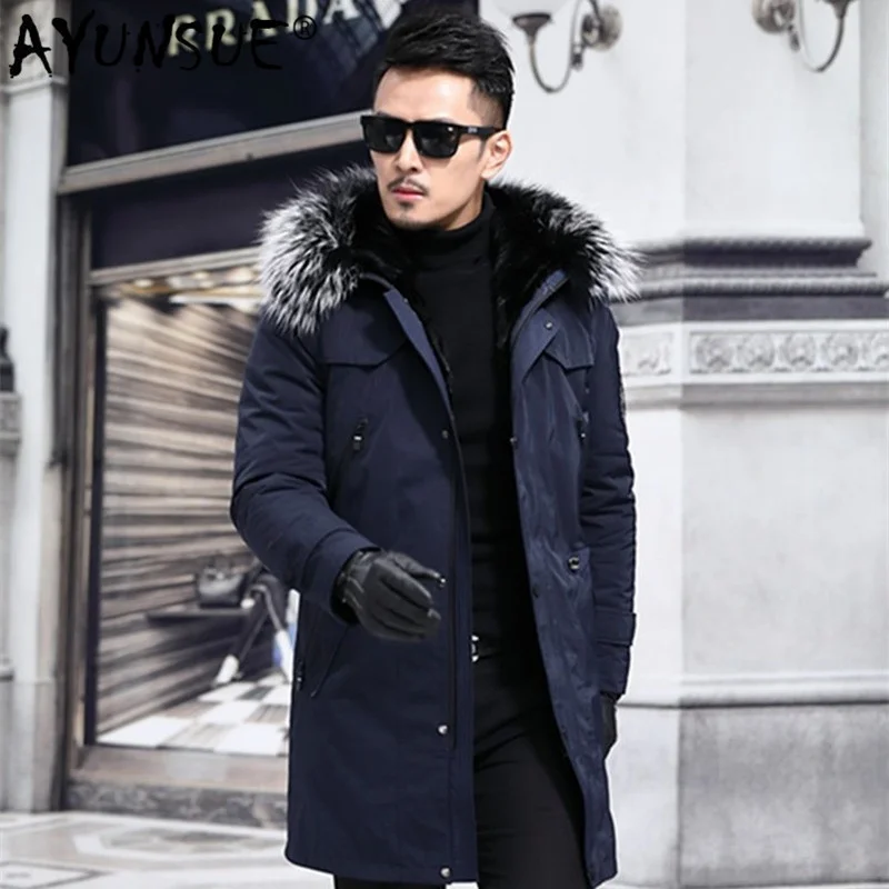 2024 Parka Real Fur Coat Men Long Winter Jacket Mink Liner Raccoon Luxury Jackets Parkas 8806
2024 Parka Real Fur Coat Men Long Winter Jacket Mink Liner Raccoon Luxury Jackets Parkas 8806