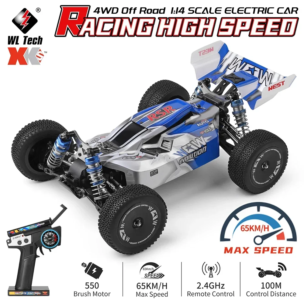 

WLtoys XK 144011 4WD RC Car 1/14 4x4 Off Road Drift Racing Cars 65KM/h 2.4G 550 Motor Electric Vehicle High Speed with LED