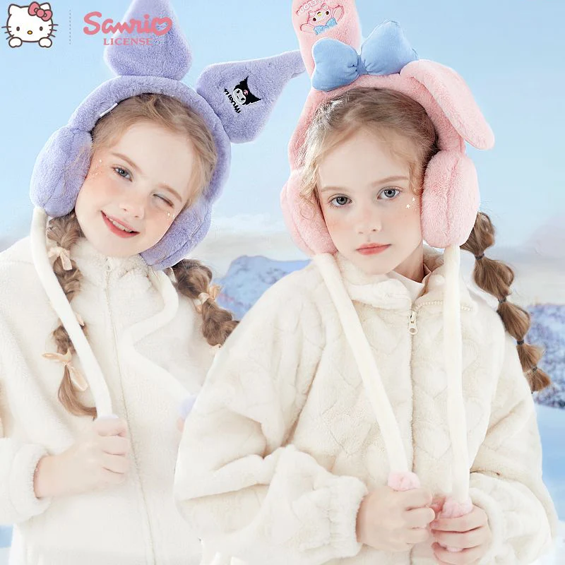 Sanrio Kawaii Anime Plush Ear Warmth Melody Cinnamoroll Hello Kitty New Creative Cute Cartoon Children Airbag Earmuffs Girl Toys
Sanrio Kawaii Anime Plush Ear Warmth Melody Cinnamoroll Hello Kitty New Creative Cute Cartoon Children Airbag Earmuffs Girl Toys