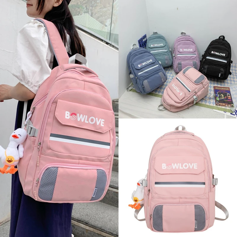 Школьный портфель для учащихся старших классов, вместительный рюкзак для девочек для студентов колледжа, сумка для книг 
Школьный портфель для учащихся старших классов, вместительный рюкзак для девочек для студентов колледжа, сумка для книг