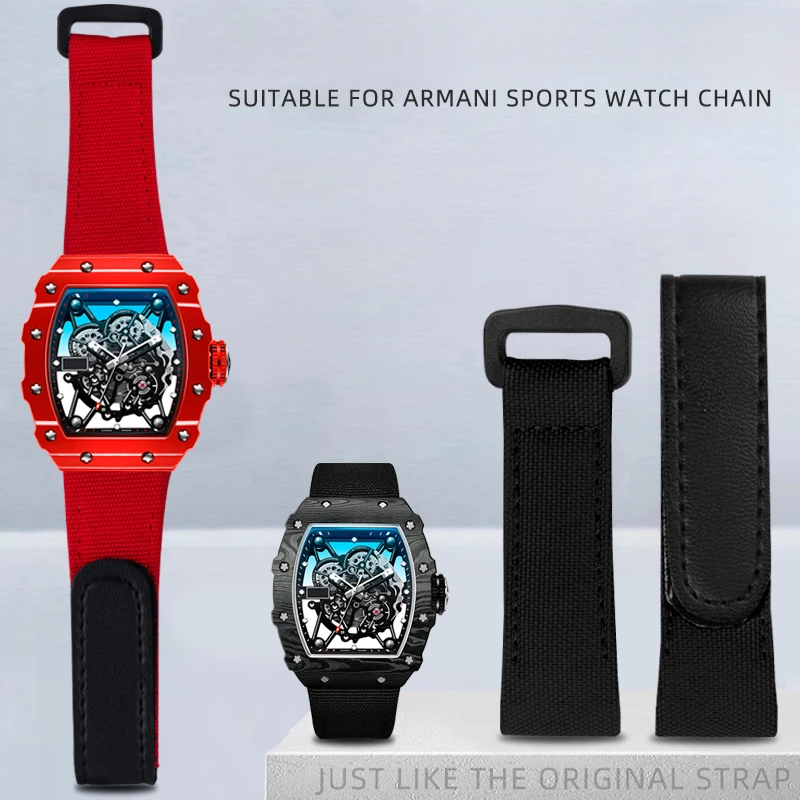 For Richard Mille Nylon Canvas Watchband 4 Stars Screwdriver Tool RM Men's Series Cowhide Underskin Strap Special Accessories
For Richard Mille Nylon Canvas Watchband 4 Stars Screwdriver Tool RM Men's Series Cowhide Underskin Strap Special Accessories