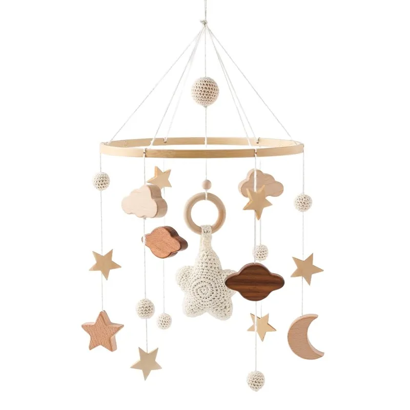 Baby Toys Wooden Rattles Rainbow Gypsophila Crib Hanging Bed Bell Wooden Wind Chime Nursery Decoration Accessories 0-12 Months
Baby Toys Wooden Rattles Rainbow Gypsophila Crib Hanging Bed Bell Wooden Wind Chime Nursery Decoration Accessories 0-12 Months