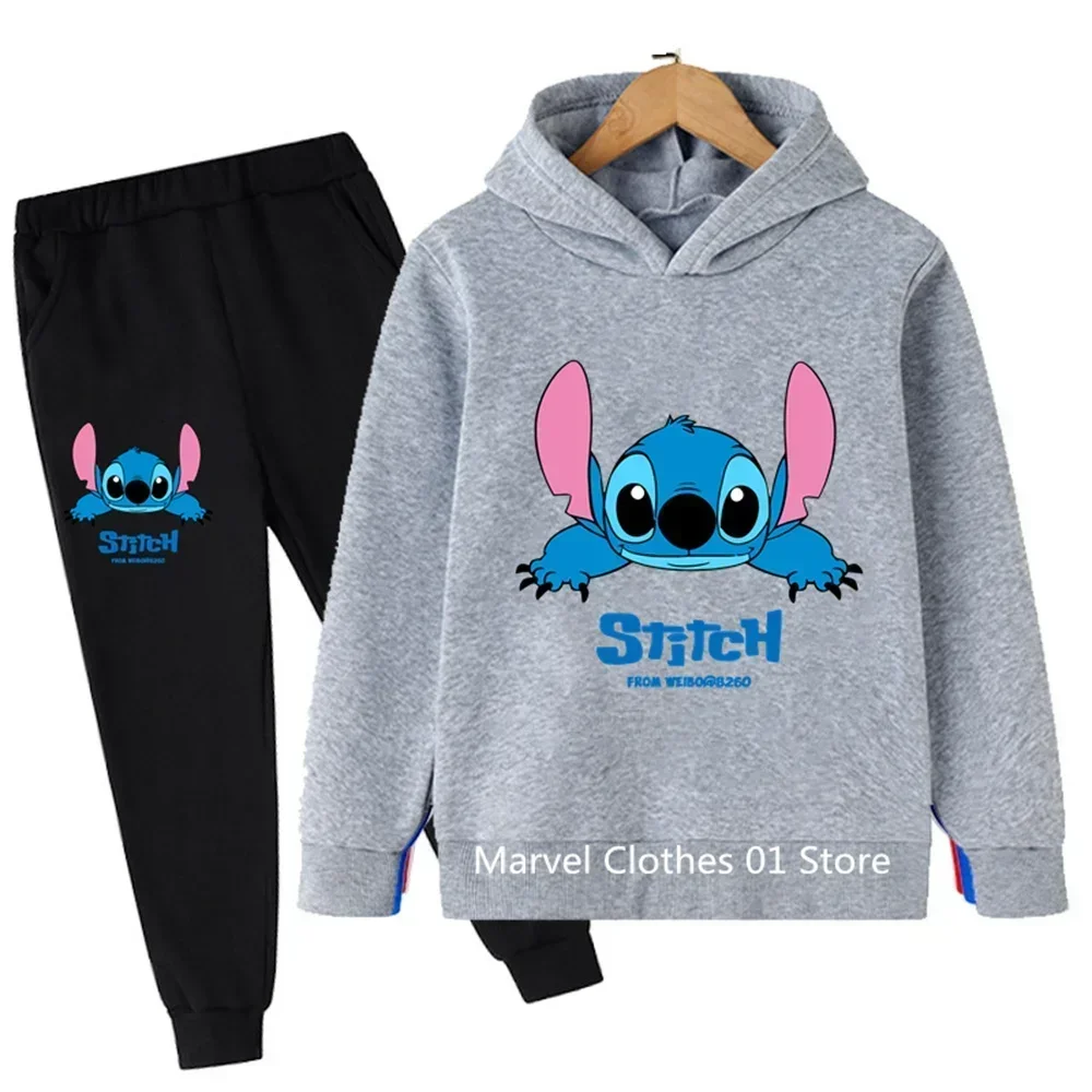 Girls Stitch Hoodie Set Kids Long Sleeves Outfits 3-14 Years Children's Sets Baby Boys Casual Tracksuit Hoodie + Pants Sets
Girls Stitch Hoodie Set Kids Long Sleeves Outfits 3-14 Years Children's Sets Baby Boys Casual Tracksuit Hoodie + Pants Sets
