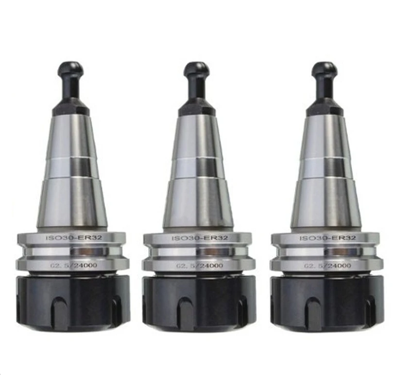 

3PCS metal ISO30 ER32 50 Balance Collet Chuck G2.5 24000rpm CNC Toolholder