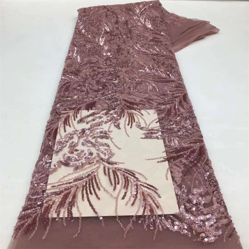 French Tulle Lace Fabric 5 Yards 2022 High Quality Nigerian Wedding Luxury Sequins Embroidery African Lace Fabric xx23-63
French Tulle Lace Fabric 5 Yards 2022 High Quality Nigerian Wedding Luxury Sequins Embroidery African Lace Fabric xx23-63