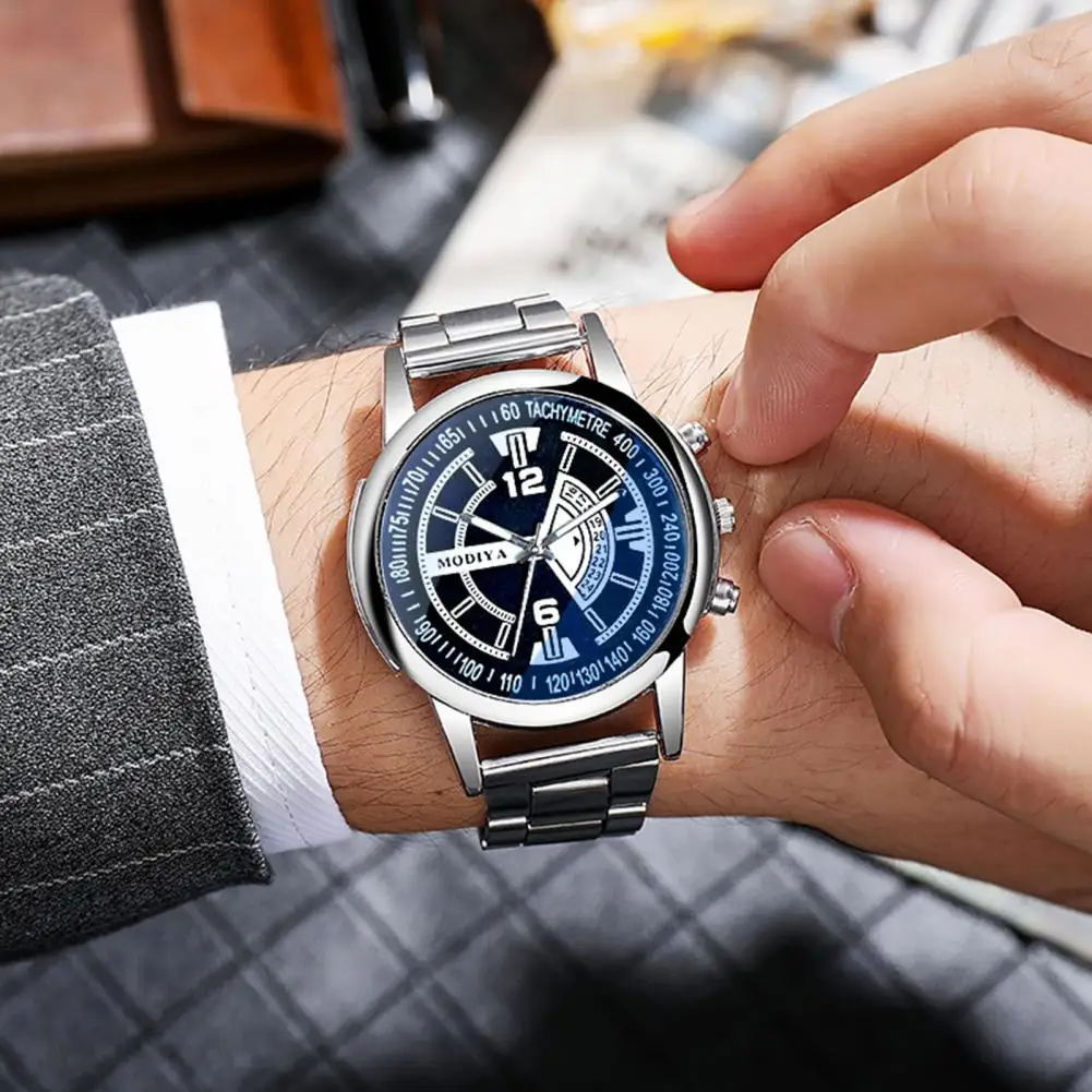 Men Formal Timepiece Elegant Men's Quartz Watch with Round Dial Formal Business Style Scratch Resistant for Accurate for Men
Men Formal Timepiece Elegant Men's Quartz Watch with Round Dial Formal Business Style Scratch Resistant for Accurate for Men