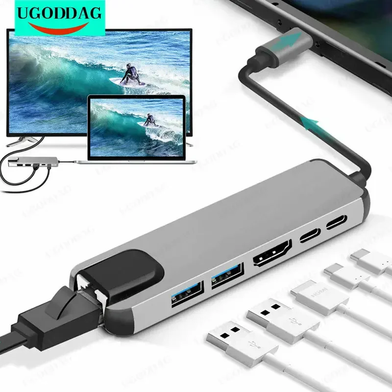 USB 3.0 Type-C к HDMI-совместимым rj45 PD USB 3,1 Мультиадаптер док-станции Аксессуары Тип C сплиттер 6-портовый концентратор для MacBook Pro
USB 3.0 Type-C к HDMI-совместимым rj45 PD USB 3,1 Мультиадаптер док-станции Аксессуары Тип C сплиттер 6-портовый концентратор для MacBook Pro
