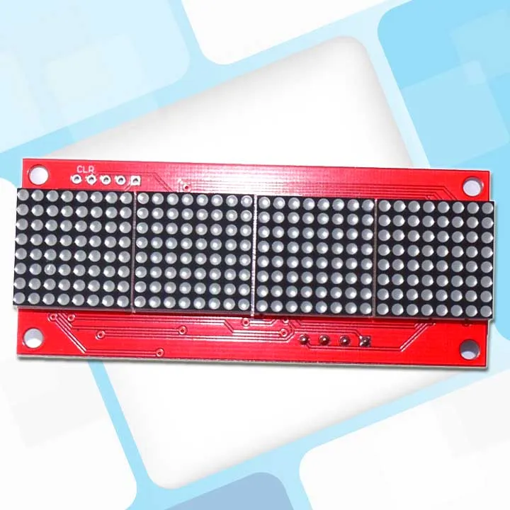 485 Dot Matrix Display Red 32X8 Dot Matrix 7.6X1.9CM 16-level Brightness Adjustment Modbus RTU
485 Dot Matrix Display Red 32X8 Dot Matrix 7.6X1.9CM 16-level Brightness Adjustment Modbus RTU