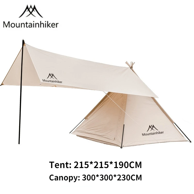 Mountainhiker Outdoor Waterproof Sunscreen Canopy Plus Tower Tent Bottom Tent420D Encrypted Oxford Cloth Portable and Detachable
Mountainhiker Outdoor Waterproof Sunscreen Canopy Plus Tower Tent Bottom Tent420D Encrypted Oxford Cloth Portable and Detachable